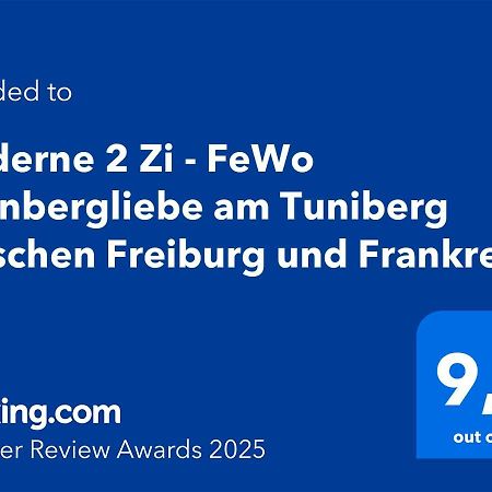 Moderne 2 Zi - Fewo Weinbergliebe Am Tuniberg Zwischen Freiburg Und Frankreich Merdingen Exterior photo
